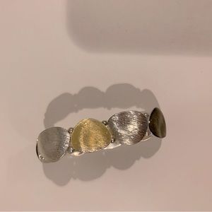 Gold/Silver color stretch bracelet